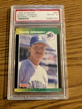 1989 Donruss Baseball’s Best Randy Johnson PSA 8 NM-Mt Seattle Mariners
