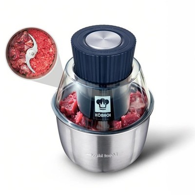 Electric Food Processor & Meat Grinder   1.9 Qt Food Chopper with Pure Copper...