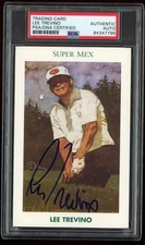 Lee Trevino 1992 Mueller Golfs Greatest Signed Auto PSA/DNA  Masters