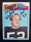 Mike Webster Autographed  1977 Topps Football ROOKIE Card #99 Steelers HOF