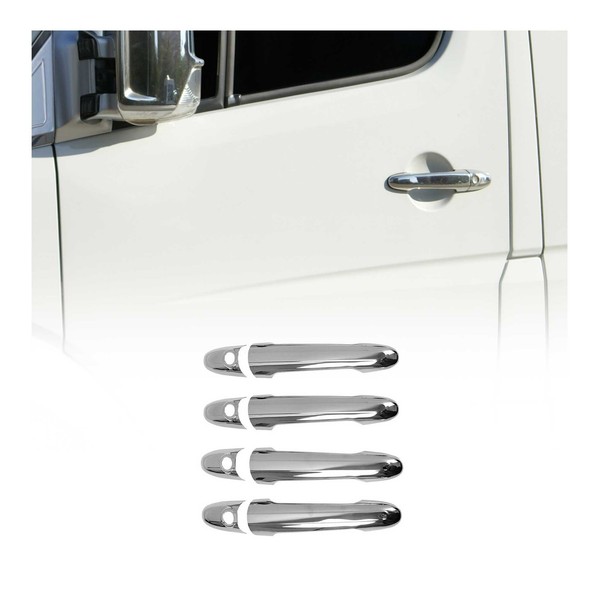 Chrom TüRgriff Blende FüR Mercedes Sprinter W906 2006-2018 Edelstahl 8Tlg-image