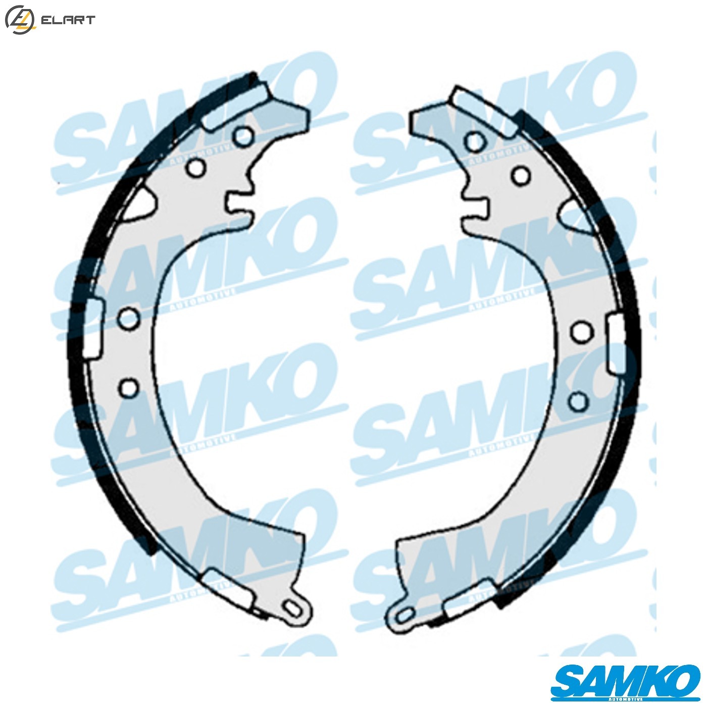 BRAKE SHOE SET 86680 FOR TOYOTA RAV/4/II/Mk/SUV/Cabrio/� CAMRY SCEPTER/-L1S 1.8L
