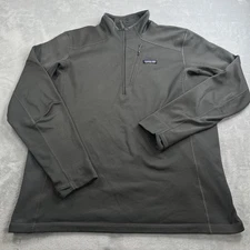 Patagonia Crosstrek 1/4 Zip Mens XL Polartec Gray Hiking Outdoors Pocket Fleece
