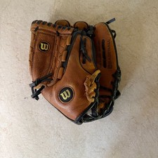Wilson Select 11" A2445 Baseball Glove Top Grade Leather Brown  Black