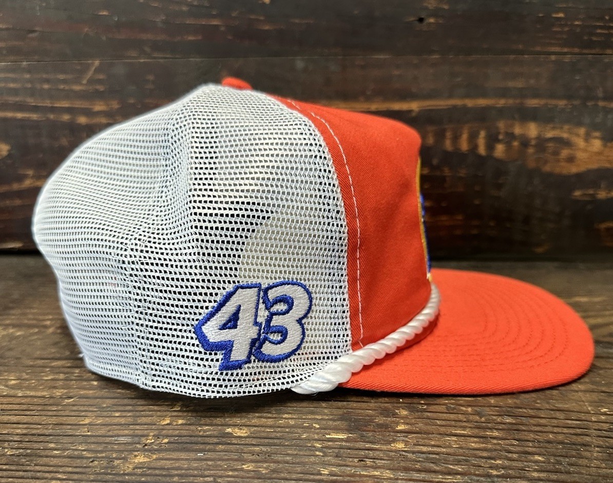 Erik Jones Tide New Era Golfer SnapBack Throwback Hat Orange White