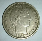 1900 Barber Half Dollar EF? AU?