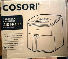 *New* COSORI 9-in-1 Compact & Large 6-Qt 90°–450°F Fast Turbo Mode Air Fryer