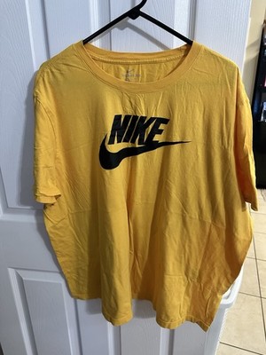 Nike Short Sleeve T-Shirt Men's Size XXXL Yellow Black