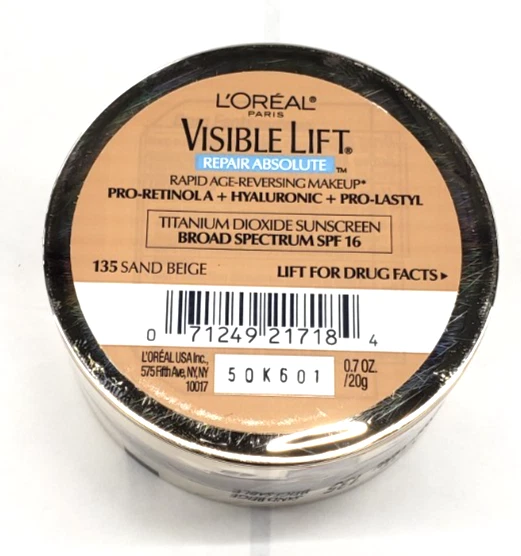 NUEVO L'Oréal Visible Lift Repair Absolute Age Reversing Maquillaje-135 BEIGE ARENA Foto 3 de 3