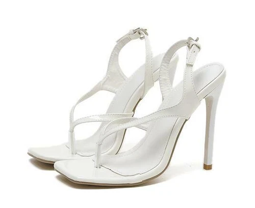 Womens Summer Thong Sandals Slingbacks Fashion Sexy High Heels Party Shoes Pumps - Imagen 13 de 20