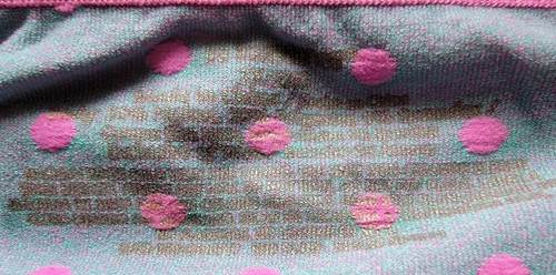 No Boundaries Juniors Womens Bra Shirt Size 2XL XXL Purple Green Polka Dot - Picture 8 of 24
