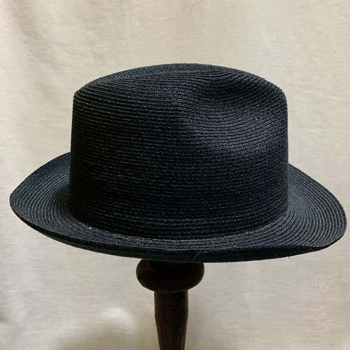 Miller Hüte dunkelblau Milan Stroh Fedora Hut Gr. 6 3/4 - Bild 3 von 6