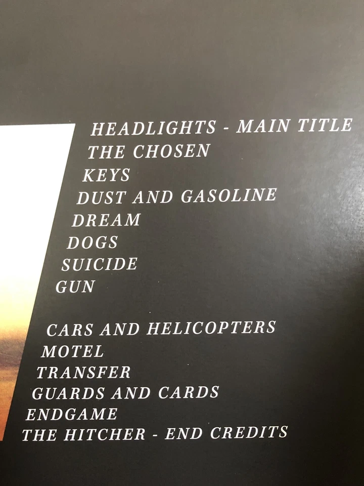 LIMITED EDITION RECORD STORE DAY RSD THE HITCHER SOUNDTRACK OST TURQUOISE VINYL - Image 4 of 4