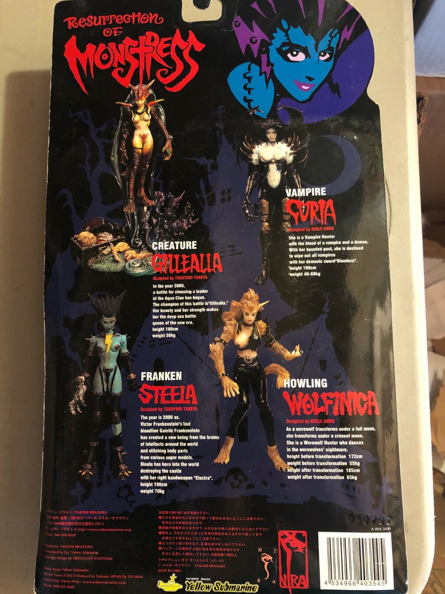 Vintage Horror Resurrection of Monstress Action Figure Clear