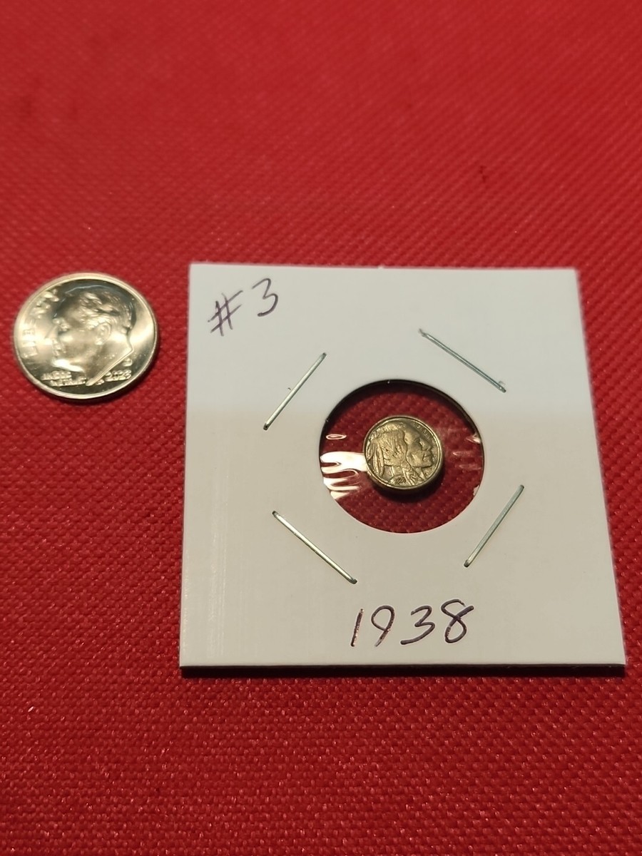Vintage Miniature 1938 Buffalo Nickel 