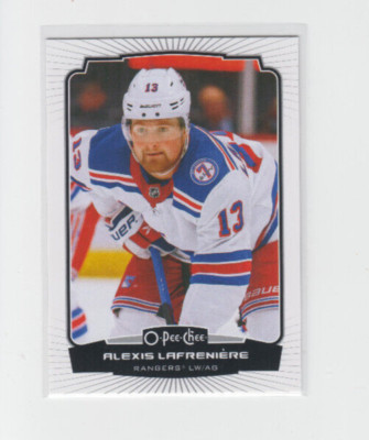 22/23 OPC New York Rangers Alexis Lafreniere Close-Up Head Shot Variation #37