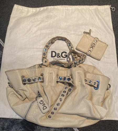 Dolce & Gabbana Cream Bag, Matching Purse & Dust Cover.. - Picture 2 of 5