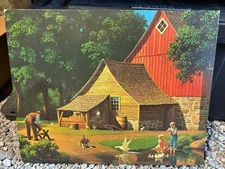 Paul Detlefsen Textured Art Print Memories, On Board, Farm, Country