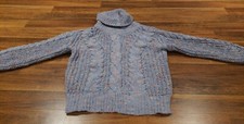 Blue Turtleneck Sweater Knit Womens Size Small New With Tags