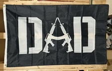 Dad Life Guns & Freedom Flag FREE SHIP Save America Republican USA Sign 3x5’