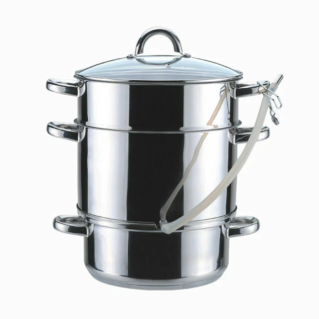 Dampfentsafter aus Edelstahl