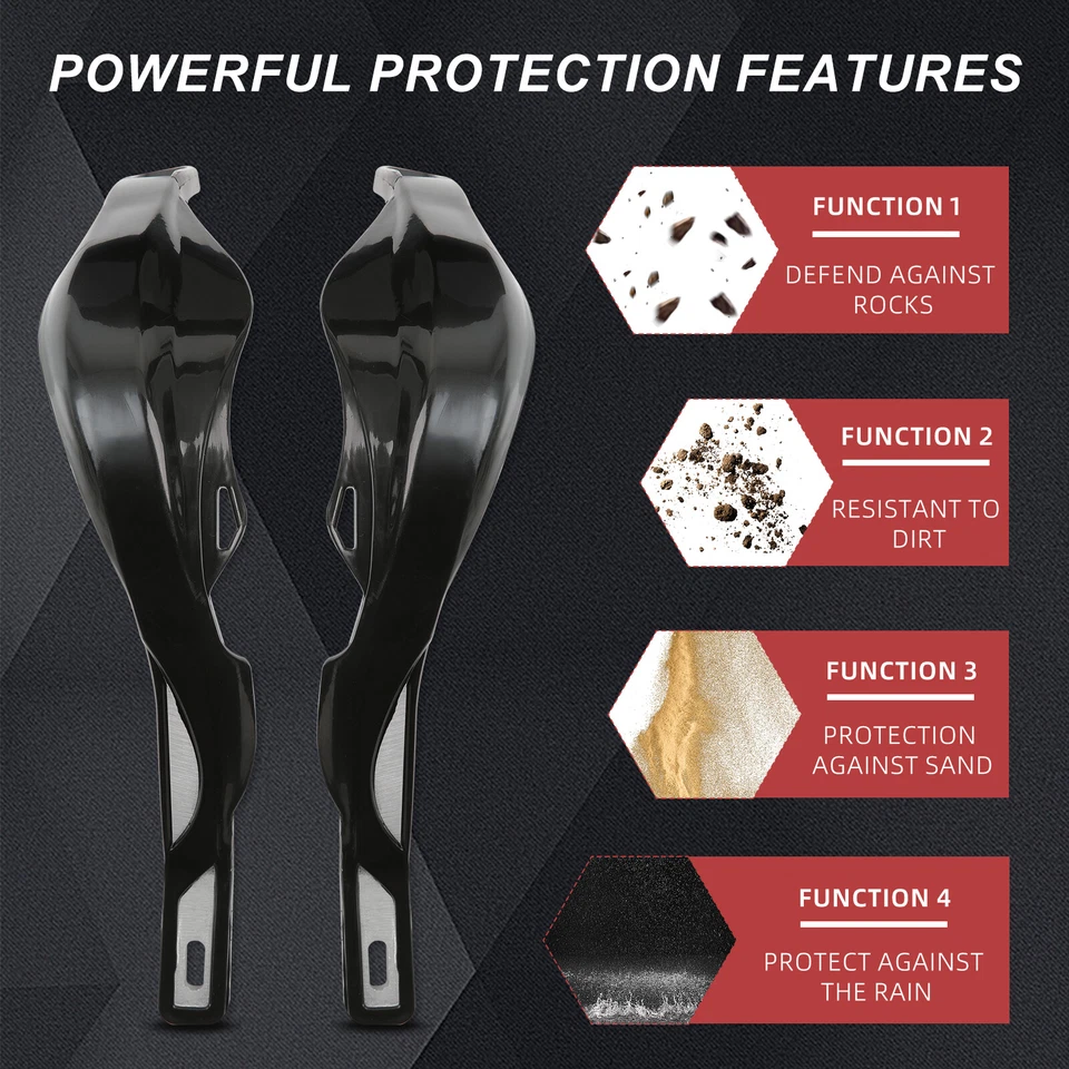 ABS 7/8" Motocicleta Bicicleta Guardamanos Protectores Para Suzuki DR650 Foto 3 de 4