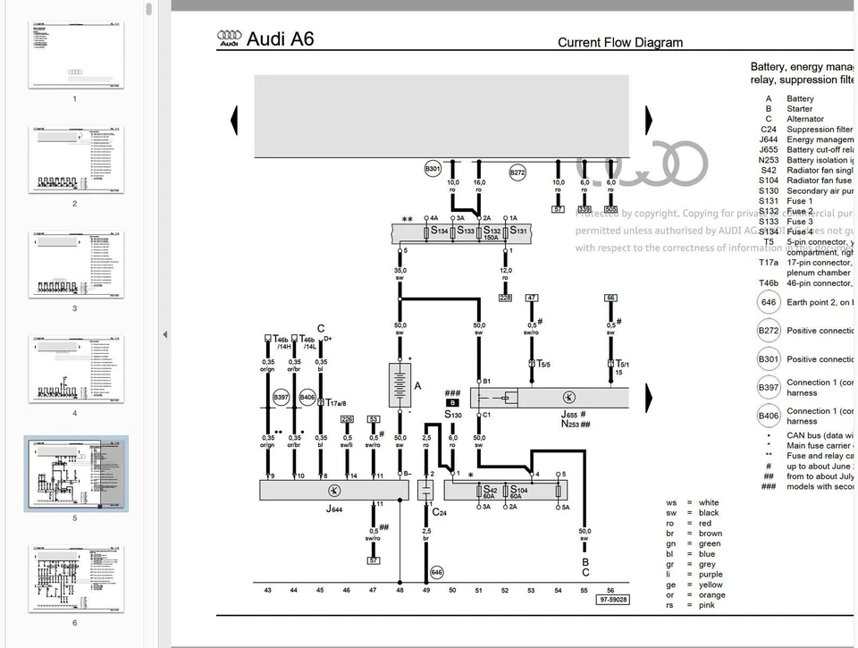 Audi A6 (C6) 2005-2011  manuale officina su cd - Immagine 4 di 4
