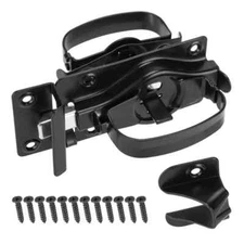 SANKINS Gate Door Latch, Dual-Sided Operation, Heavy Duty Durable Gate Door L...