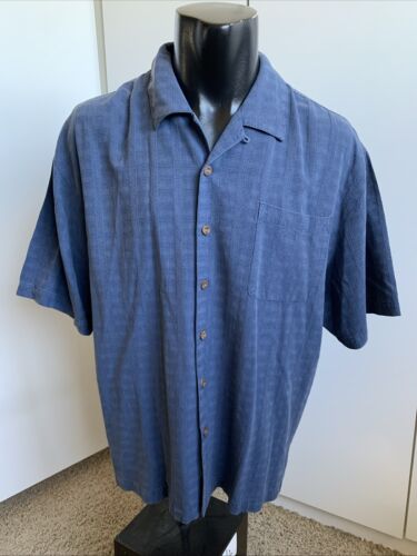 Jamaica Jaxx Hawaiian 100% Silk Short Sleeve Button Up Men's Size XL