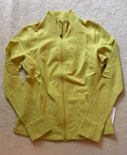 Lululemon Define Jacket Yellow Pear 10 or 12 - Picture 1 of 3