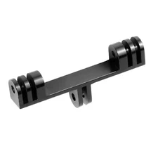 Aluminum Alloy Dual-Mount Bracket Holder Extension Bridge For Gopro Camera