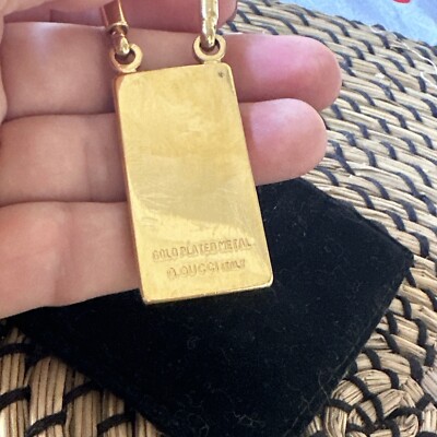 [新品]GUCCI 1キロゴールドバーキーホルダー 新品]GUCCI 1キロゴールドバーキーホルダー 小物