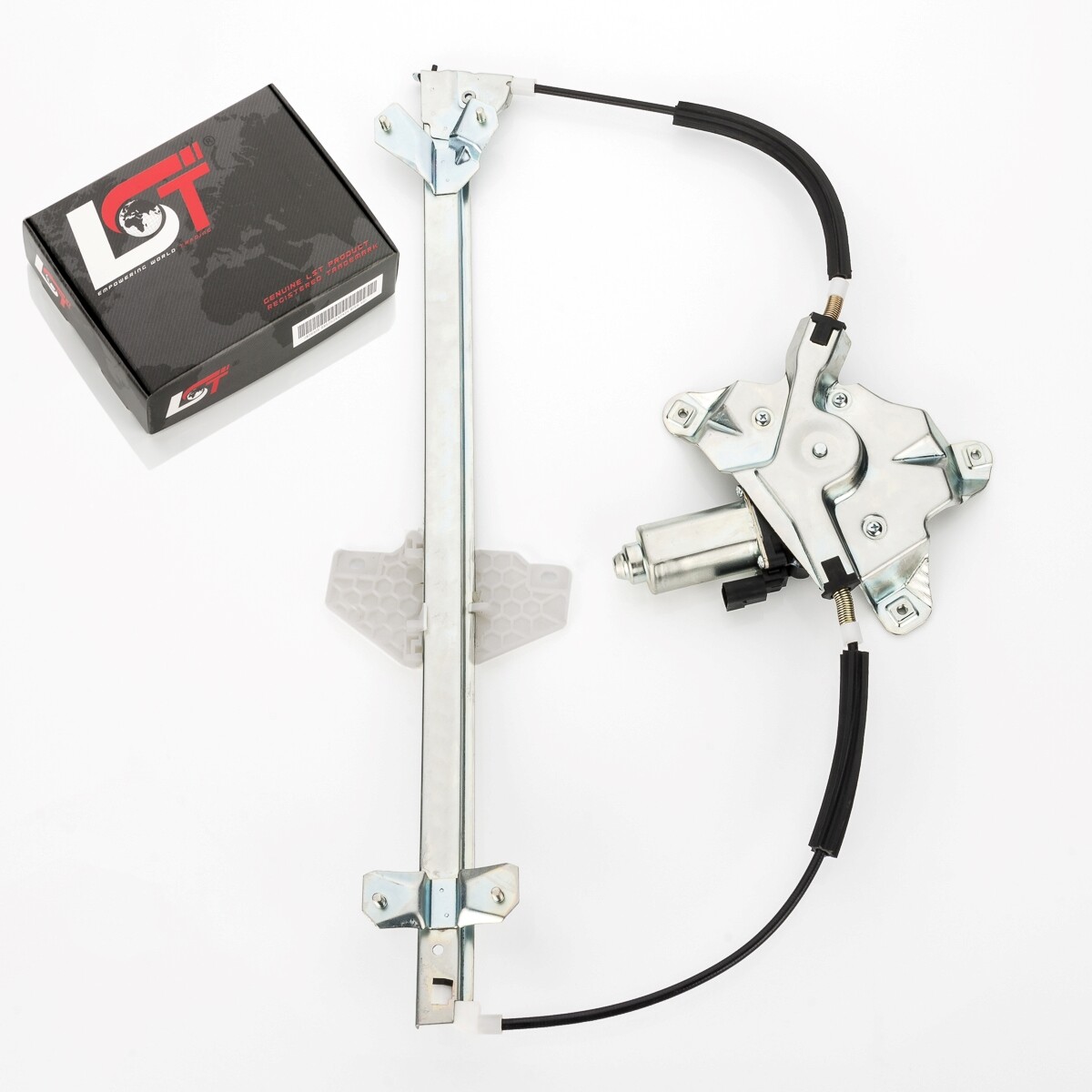 Original LST Window with Motor Front Left for Ford Tourneo Transit Connect