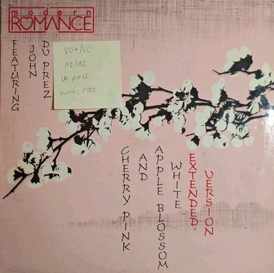 Modern Romance Cherry Pink And Apple Blossom White Vinyl Record VG+/VG K19245T 