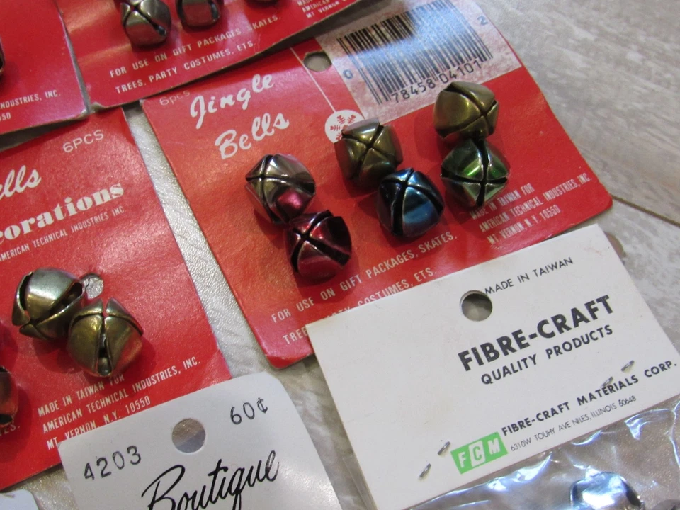 大量 94 件复古黄铜和金属铃铛圣诞假日工艺装饰 — 第 4/4 张图片