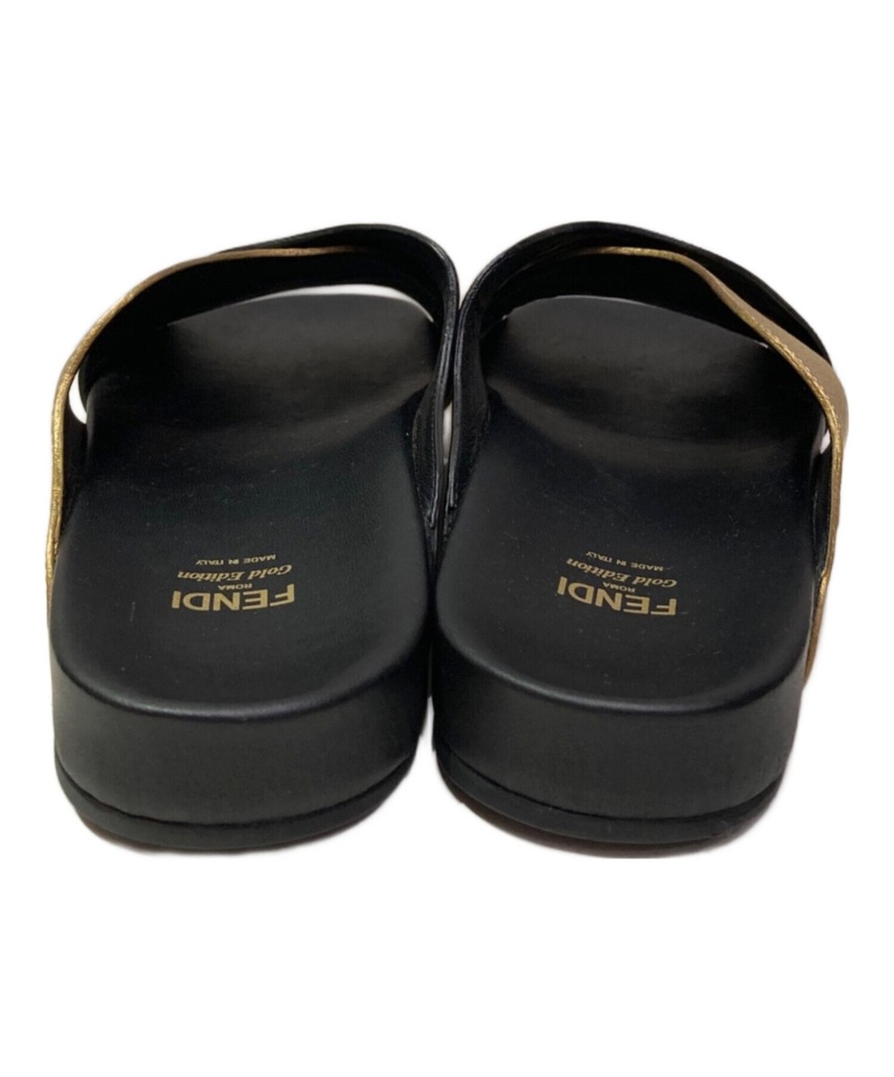 FENDI Flat Sandals Black Size: 36 | eBay
