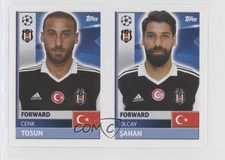 2016-17 Topps UCL Sticker Cenk Tosun Olcay Sahan #BES18/19 Rookie RC