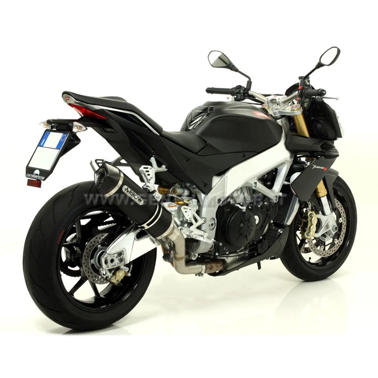 Exhaust + Link Arrow M R. Tech AKN Alu B Aprilia Tuono V4 R 2011 > 2015 - Image 3 of 3