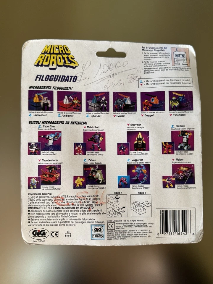 Micro Robots Filoguidato - Galoob GiG Micro Machines ZBots NEW SEALED RARE - Immagine 2 di 4