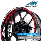 Red Racing GP Rim Wheel Decal Stickers For Aprilia RSV4 / RSV4 RR 2010-2021