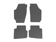 Velour Fussmatten für Skoda Roomster Bj. 2006 - 2015 Neu Automatten GRAU ALPS