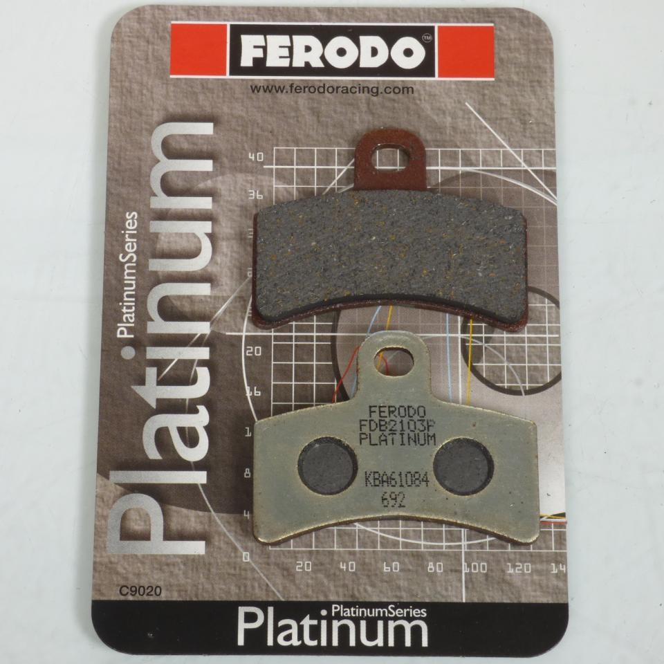 Plaquette de frein Ferodo pour moto Gas Gas 125 Pampera friction stable AR