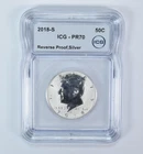 2018-S Kennedy Half Dollar Silver Reverse PR70 ICG *1694