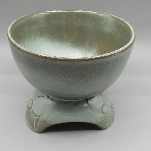 Frankoma Bowl on 3 footed pedestal