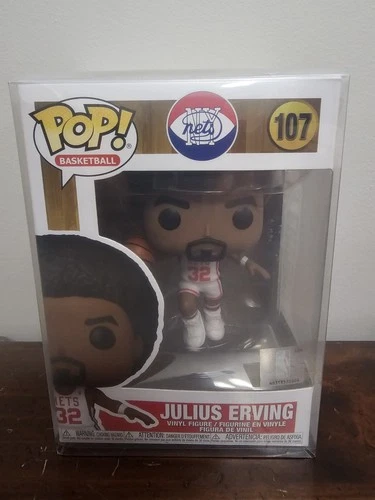 Funko Pop! Vinyl Julius Erving NBA Basketball Multicolor Vinyl Figure #107