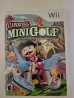 Carnival Games MiniGolf Nintendo Wii Complete - Excellent Cond