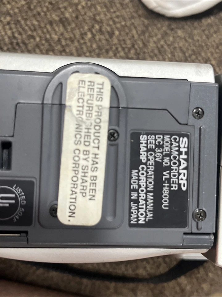 Sharp Viewcam VL-E650U Video 8 Camcorder UNTESTED AS IS PARTS  - Image 3 of 4