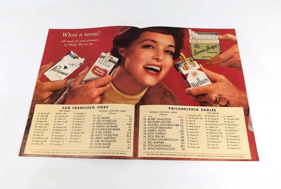 1959 Philadelphia Eagles at San Francisco 49ers NFL Football Program 9
