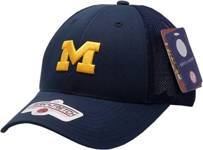 Michigan Wolverines Flex Fit Hat Trucker Mesh 
