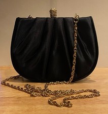 Stunning Black Vintage Evening Bag